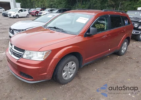 2012 Dodge Journey Se/Avp из США, поврежденный, VIN 3C4PDCAB8CT255815